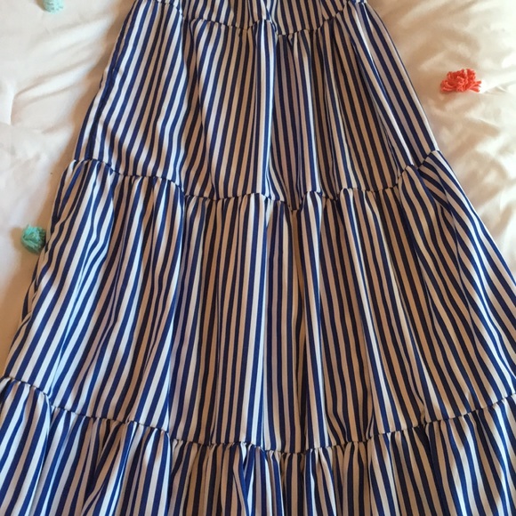 Blue and white striped maxi - Picture 3 of 5